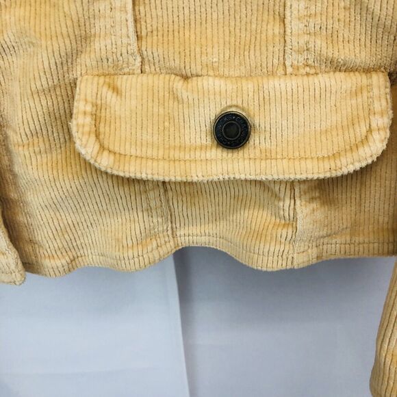 Charter Club Women's Plus Size 16 Corduroy Blazer Jacket Golden Yellow - Picture 8 of 11